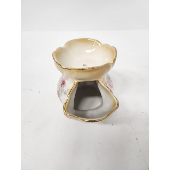 VINTAGE 1950 Old Foley James Kent England Shaving Mug Scuttle Porcelain Floral - Picture 2 of 9